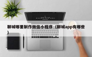 乳山聊城哪里制作微信小程序（聊城app有哪些）
